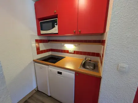 Appartement 2 pièces La Plagne 1800, balcon sud, piscine : photo 4
