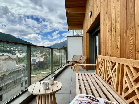 4 pièces neuf 6 pers, terrasse 15m² Sud-Ouest à Briançon : photo 19