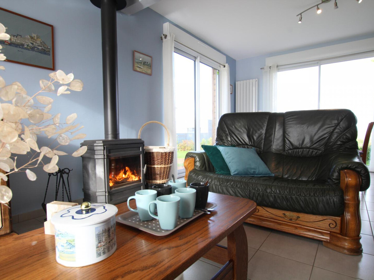 Gîte bois 6 pers. à Montfarville : vue mer et terrasse sud - Photo 4