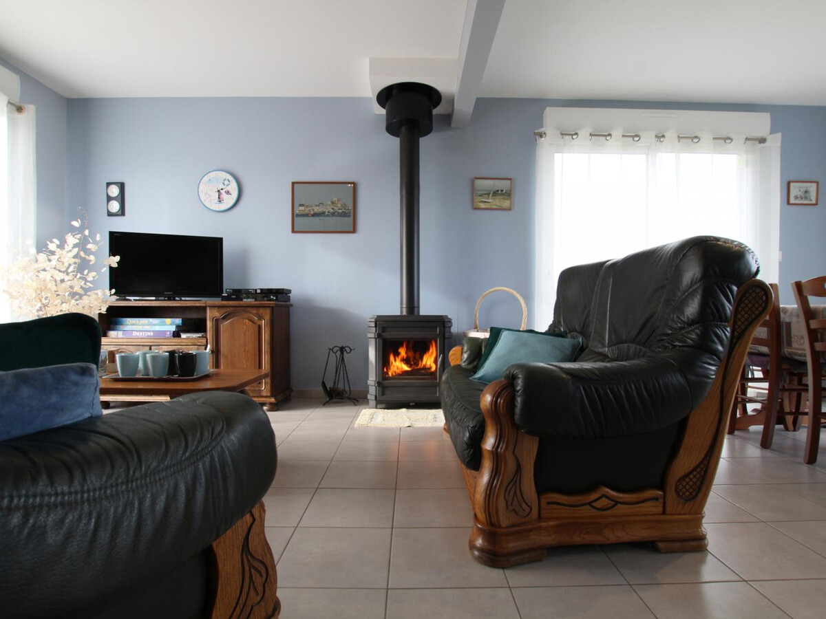 Gîte bois 6 pers. à Montfarville : vue mer et terrasse sud - Photo 5