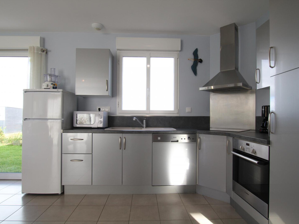 Gîte bois 6 pers. à Montfarville : vue mer et terrasse sud - Photo 7