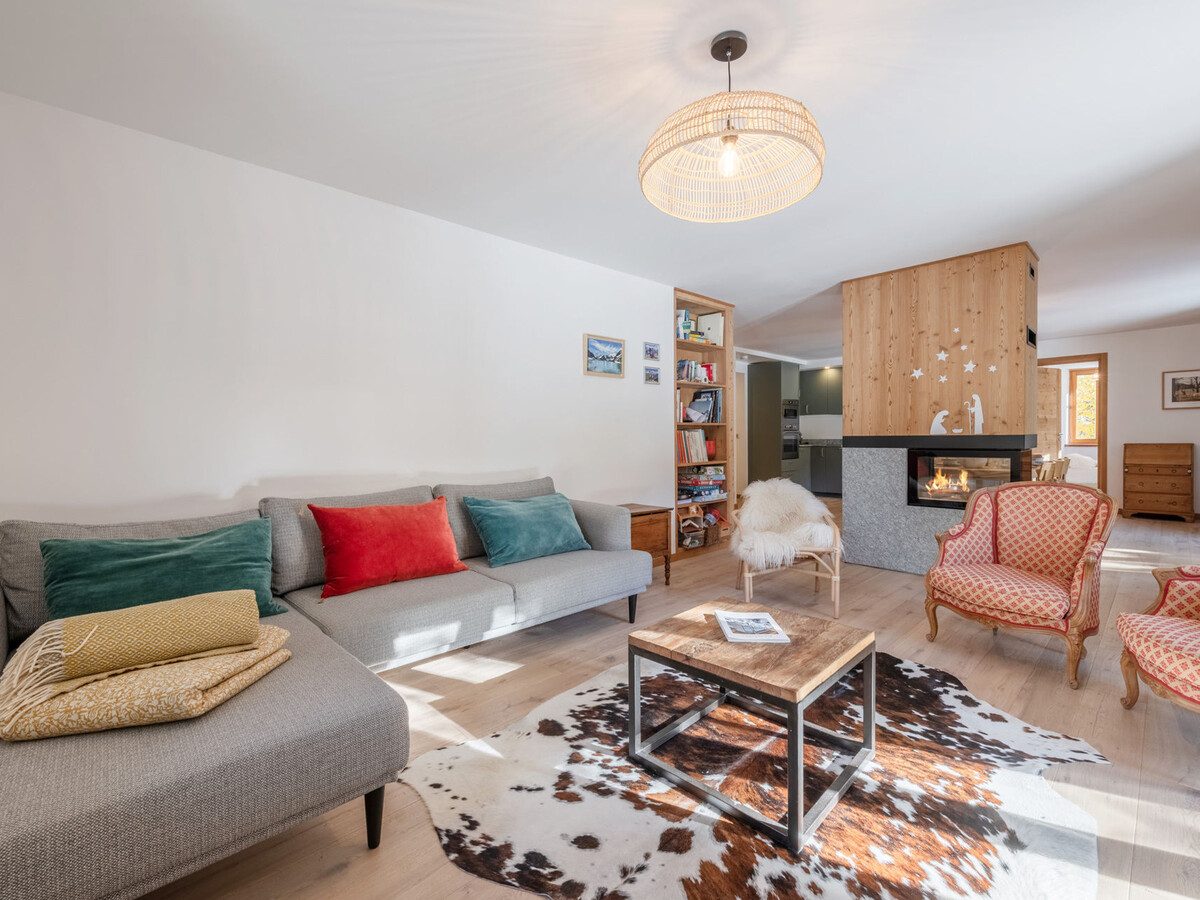 Appartement 8 pers. avec cheminée et vue Mont-Blanc à Argentière - Photo 1