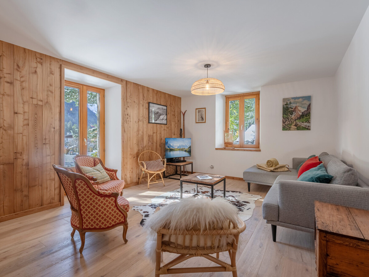 Appartement 8 pers. avec cheminée et vue Mont-Blanc à Argentière - Photo 2