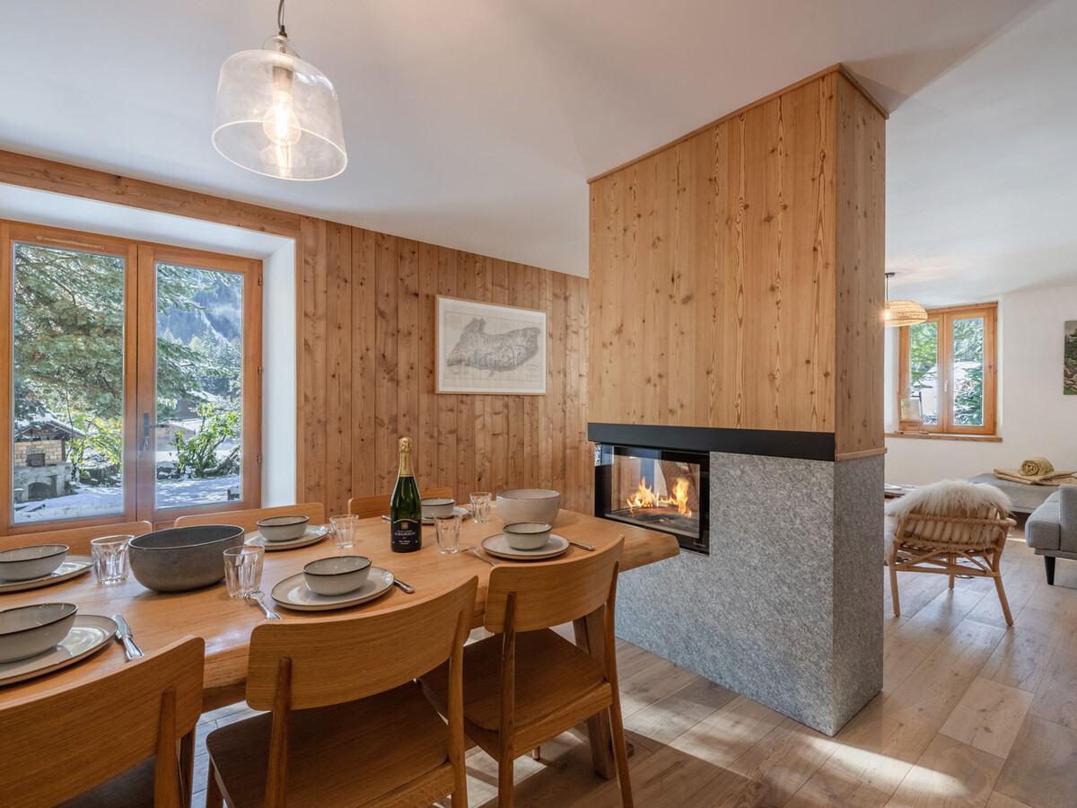 Appartement 8 pers. avec cheminée et vue Mont-Blanc à Argentière - Photo 3