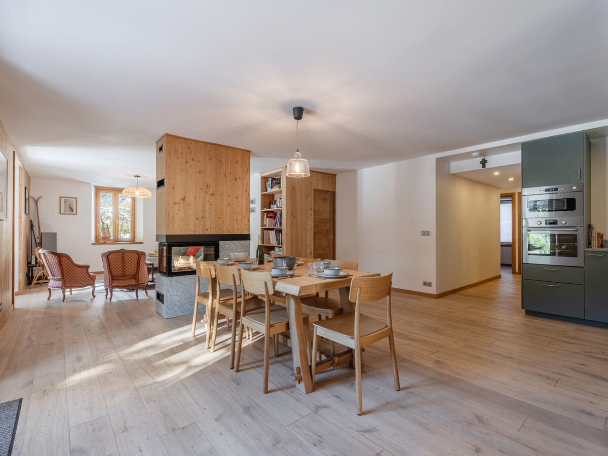 Appartement 8 pers. avec cheminée et vue Mont-Blanc à Argentière - Photo 4