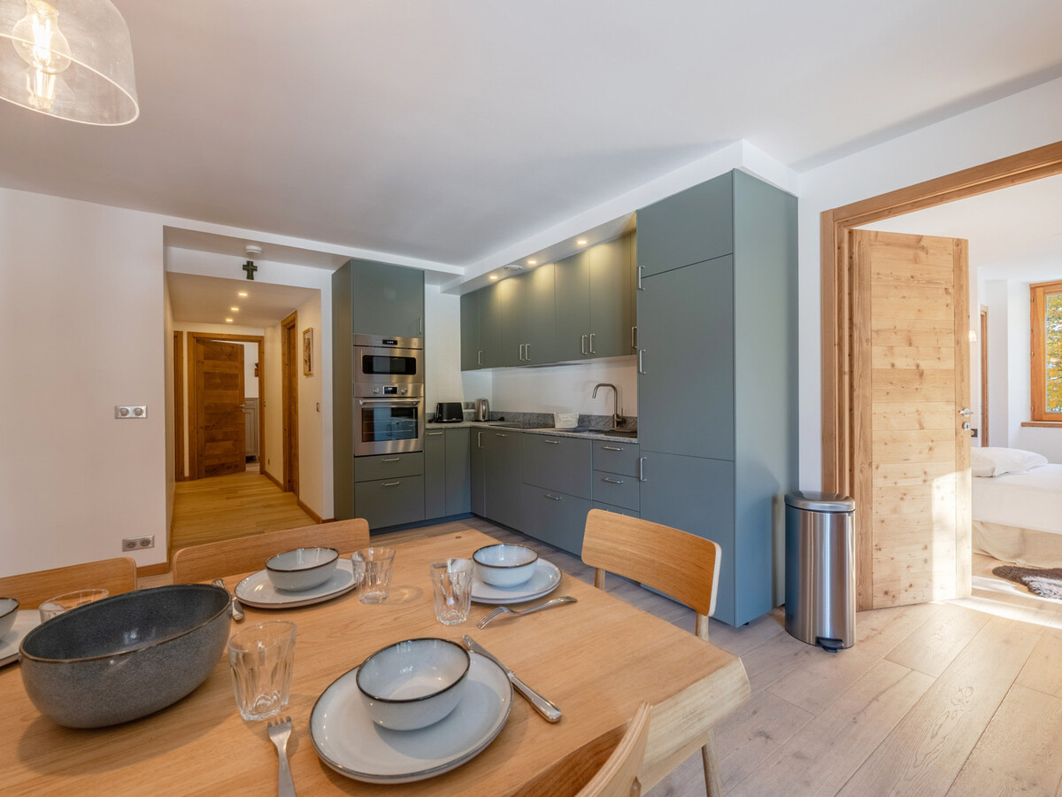 Appartement 8 pers. avec cheminée et vue Mont-Blanc à Argentière - Photo 5