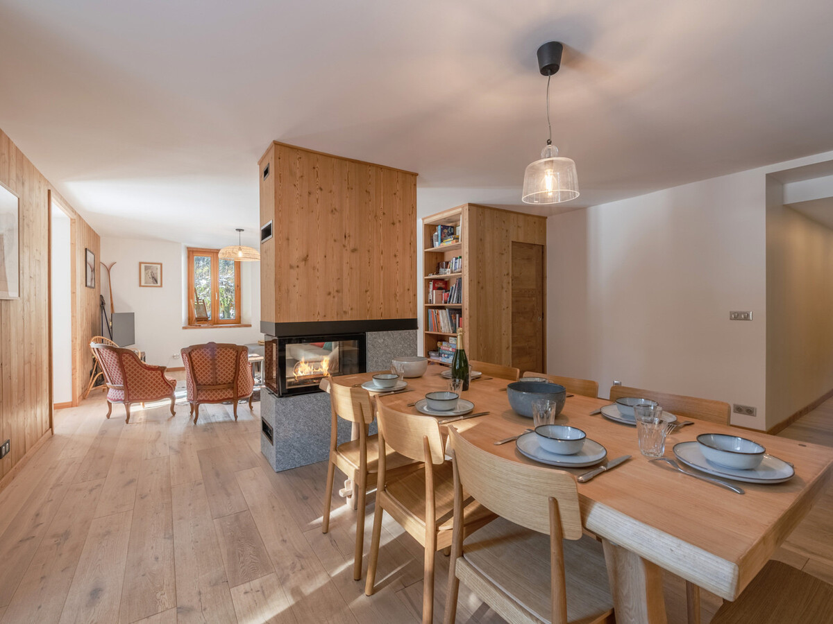 Appartement 8 pers. avec cheminée et vue Mont-Blanc à Argentière - Photo 7