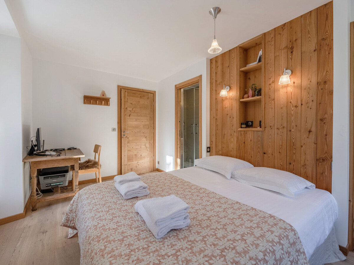 Appartement 8 pers. avec cheminée et vue Mont-Blanc à Argentière - Photo 11