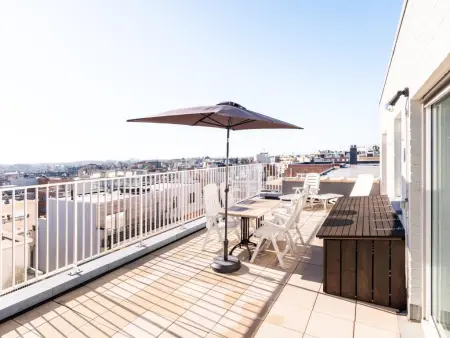 Location appartement à Koksijde, Penthouse avec vue sur mer et deux terrasses