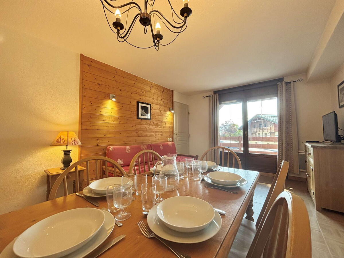 Appartement 6 pers. Flumet - Piscine, ski et balcon montagne - Photo 5