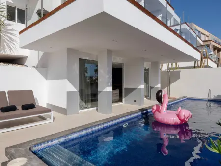 Villa 3 chambres Costa Adeje avec piscine chauffée et vue mer : photo 2