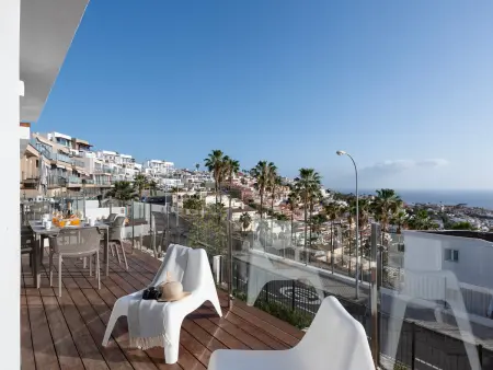 Villa 3 chambres Costa Adeje avec piscine chauffée et vue mer : photo 5