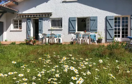 Maison landaise 10 pers. Mimizan, jardin 1300 m² : photo 2