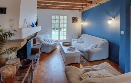 Maison landaise 10 pers. Mimizan, jardin 1300 m² : photo 4