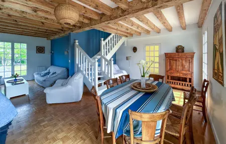 Maison landaise 10 pers. Mimizan, jardin 1300 m² : photo 5