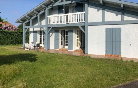 Maison landaise 10 pers. Mimizan, jardin 1300 m² : photo 10