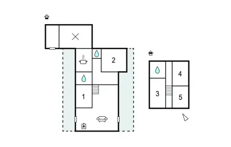 Maison landaise 10 pers. Mimizan, jardin 1300 m² : photo 35