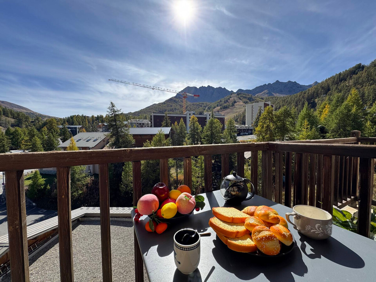 T2 26 m² à Vars : 6 pers., balcon vue montagne - Photo 9