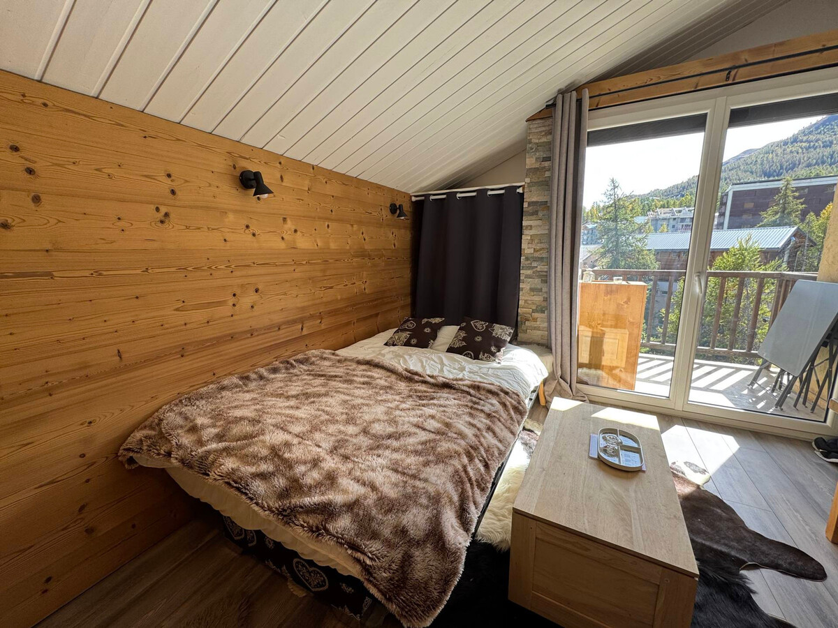 T2 26 m² à Vars : 6 pers., balcon vue montagne - Photo 13