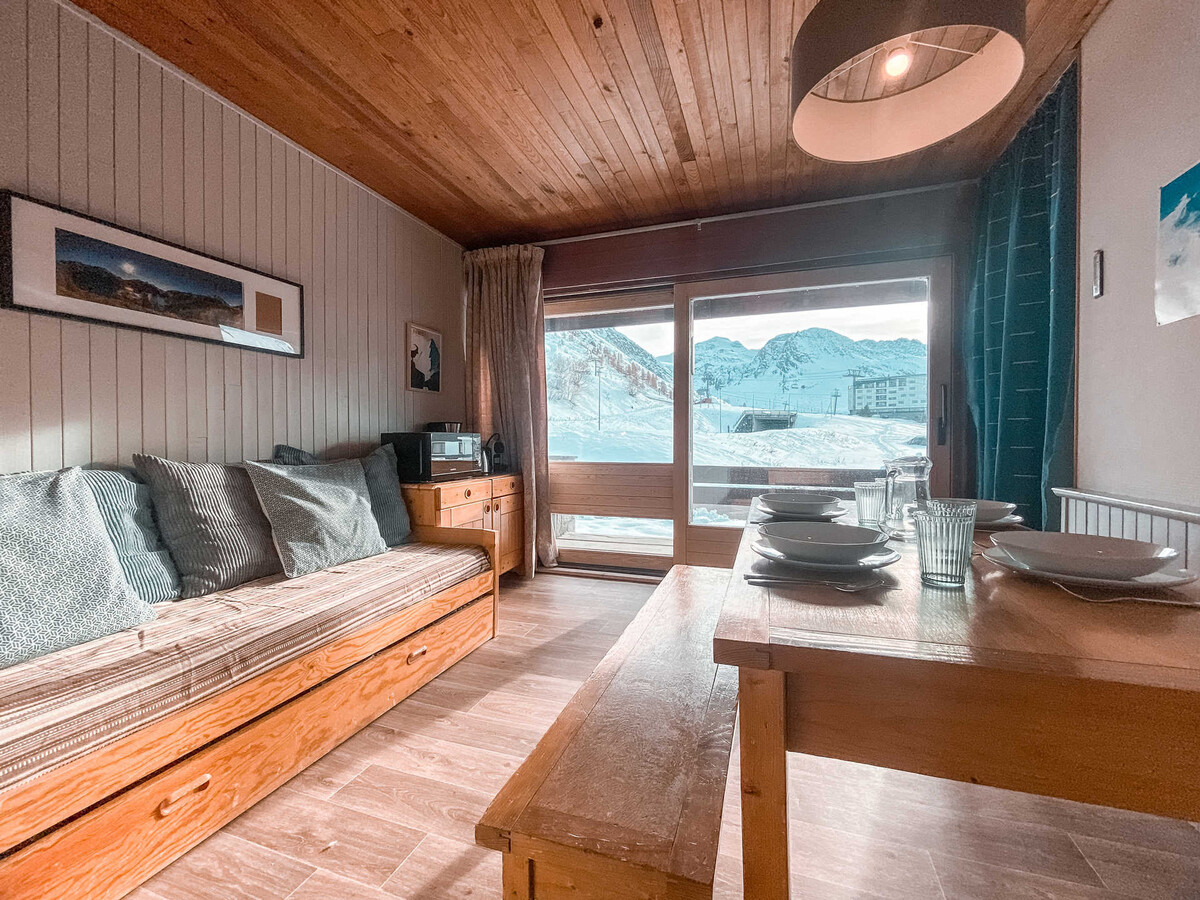 Studio 30m² vue pistes et glacier, balcon sud-ouest, Tignes - Photo 1