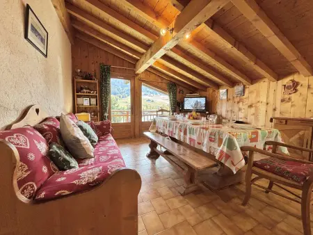 Location appartement à Praz sur Arly, Appartement 3 pièces à Praz-Sur-Arly, 6 personnes, parking, proche pistes