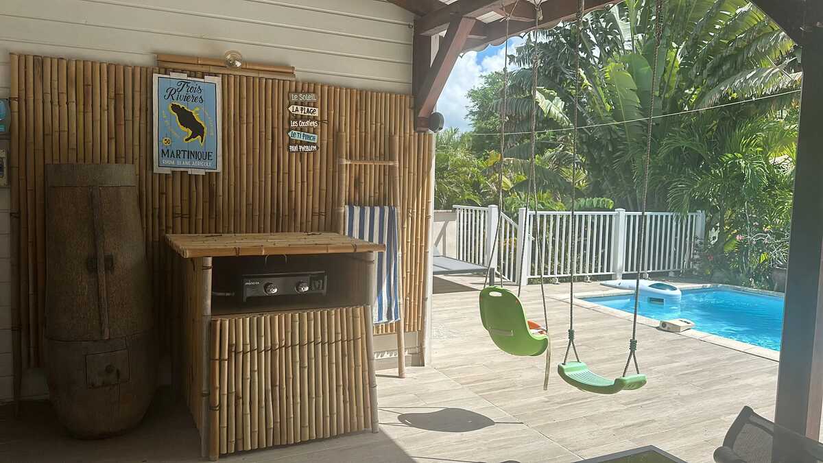 Villa 4 pers. avec piscine et jacuzzi aux Trois-Îlets - Photo 3