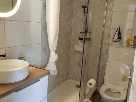 T2 mezzanine climatisé à Saint-Cyprien, parking privé, animaux admis : photo 19