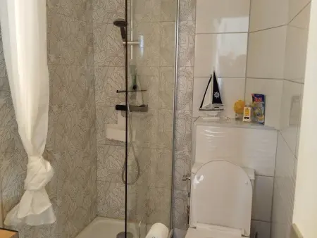 T2 mezzanine climatisé à Saint-Cyprien, parking privé, animaux admis : photo 21