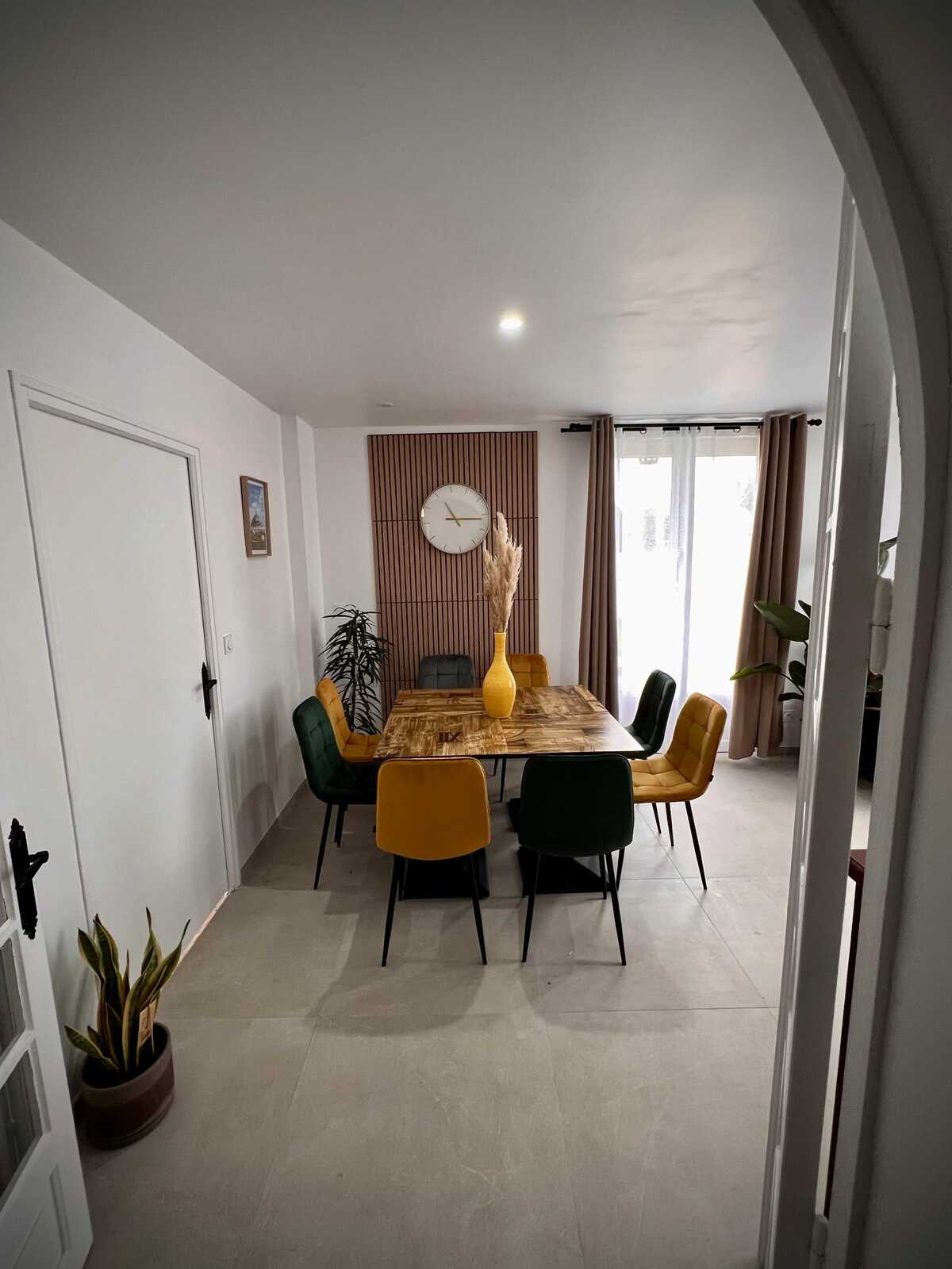 Maison 8 pers., 4 chambres, jardin clôturé à Montebourg - Photo 9
