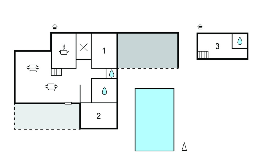 Maison Mondragon piscine privée 7 personnes - Photo 29