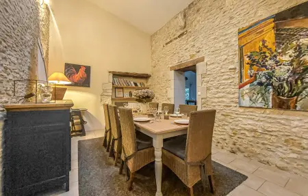 Maison 19e siècle avec piscine chauffée à Cravans : photo 6