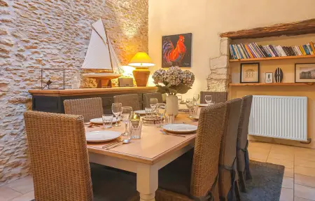 Maison 19e siècle avec piscine chauffée à Cravans : photo 24