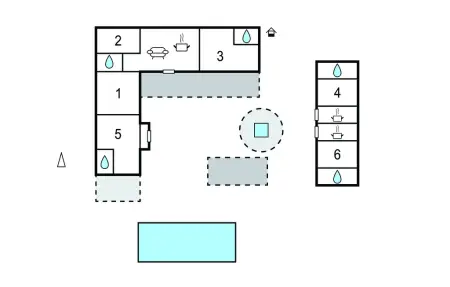 Maison 6 chambres avec piscine privée à Modica : photo 44