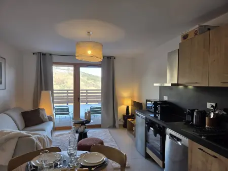 Location appartement à Valmorel, T2 neuf à Valmorel, 4 pers, parking