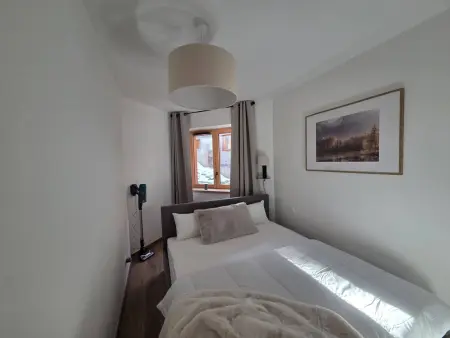 Appartement 3P neuf Valmorel, vue piste, balcon : photo 6