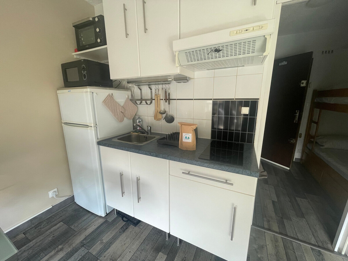 Appartement rénové Pra-Loup 1500, balcon montagne - Photo 7