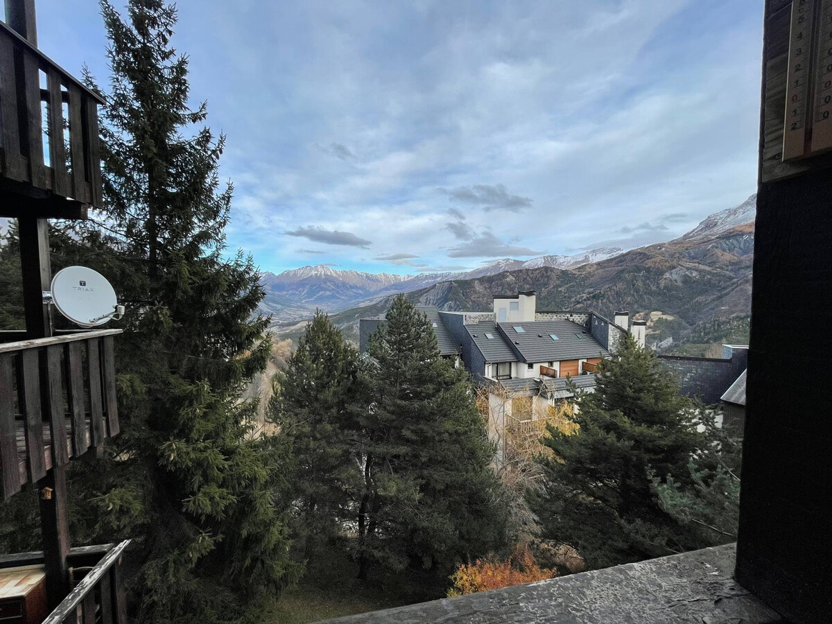 Appartement rénové Pra-Loup 1500, balcon montagne - Photo 15
