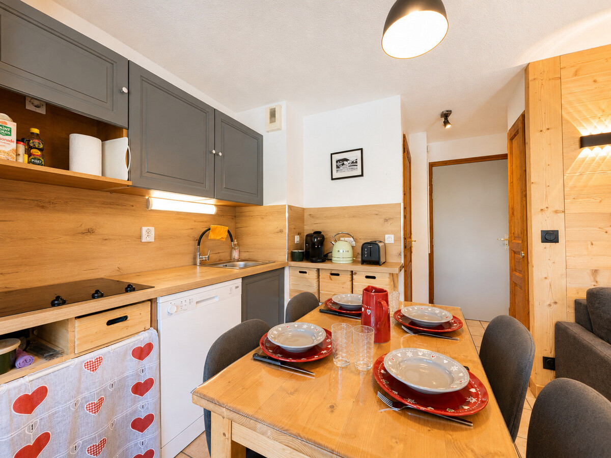 Studio cabine 21m² vue pistes, balcon, 4 pers - Photo 7