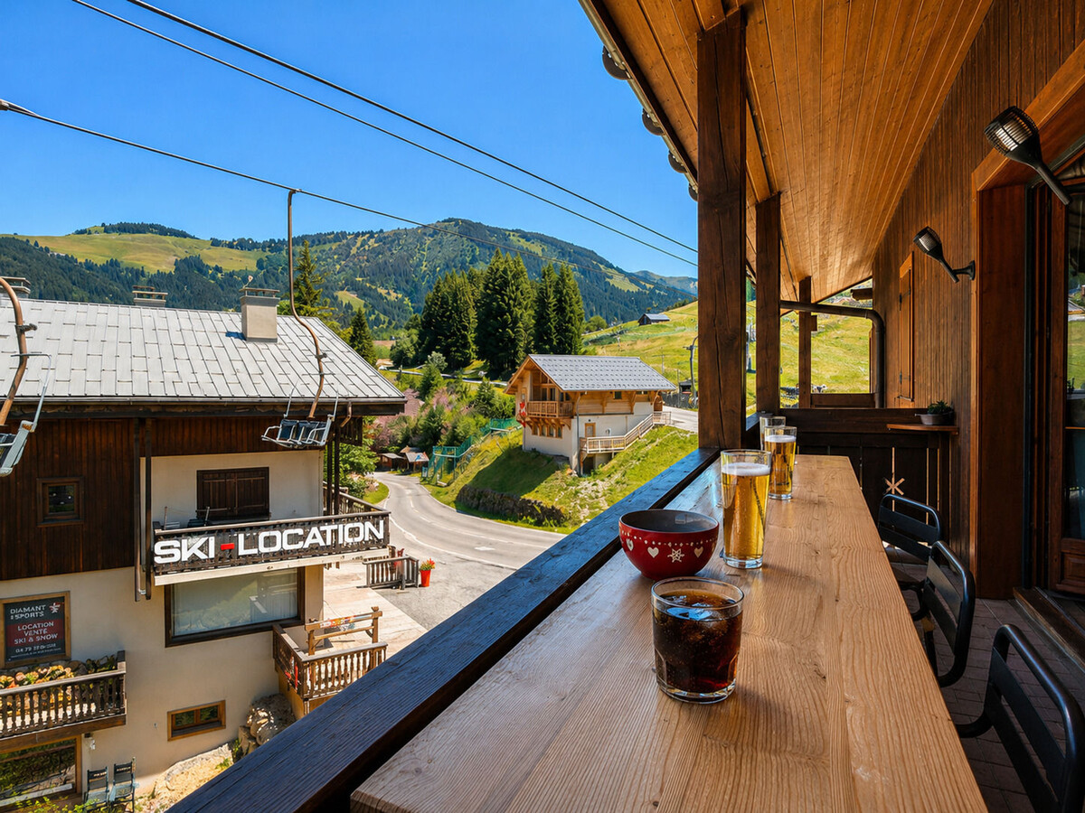 Studio cabine 21m² vue pistes, balcon, 4 pers - Photo 8