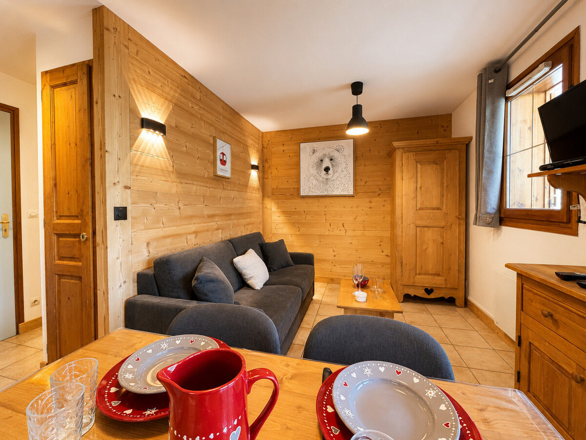 Studio cabine 21m² vue pistes, balcon, 4 pers - Photo 9