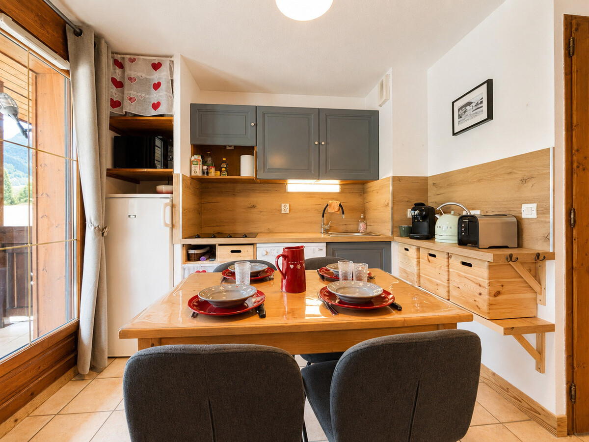 Studio cabine 21m² vue pistes, balcon, 4 pers - Photo 11