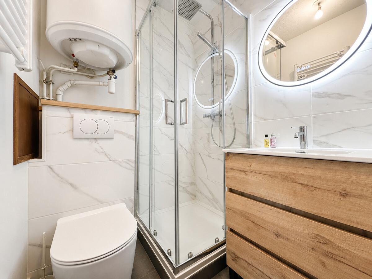 Studio cabine 21m² vue pistes, balcon, 4 pers - Photo 14