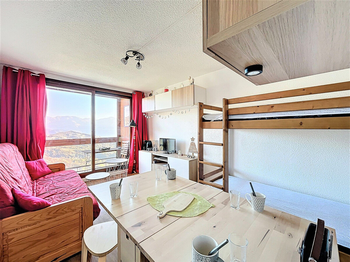 Studio 22m² rénové, skis aux pieds, balcon vue montagne - Photo 9