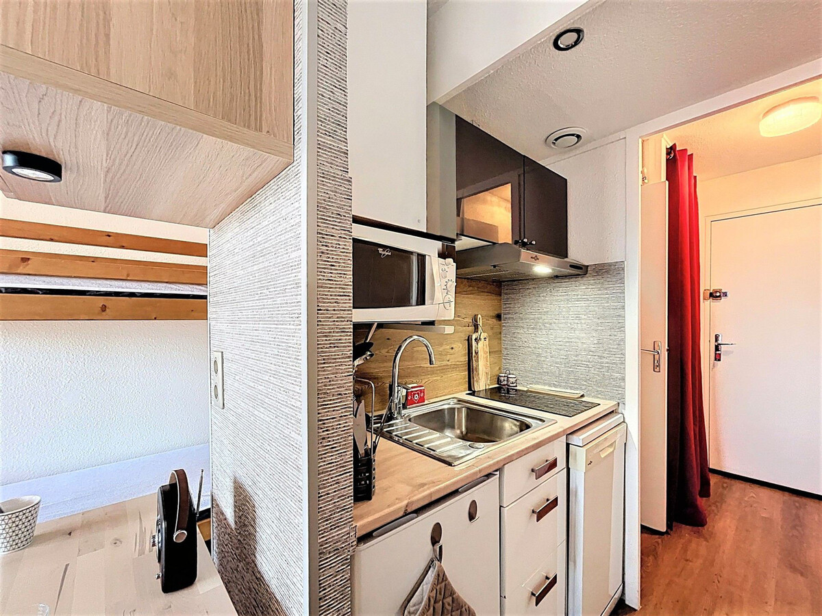 Studio 22m² rénové, skis aux pieds, balcon vue montagne - Photo 10