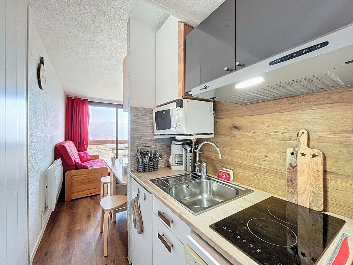Studio 22m² rénové, skis aux pieds, balcon vue montagne - Photo 11