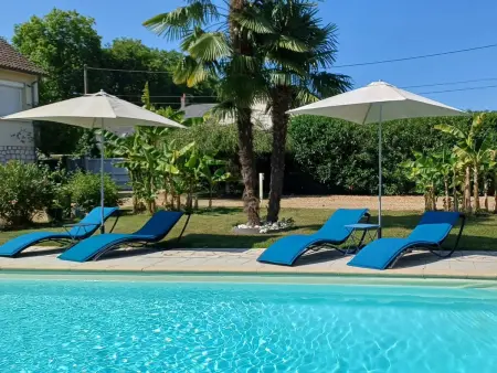 Location gite à La Flèche, Gîte chaleureux pour 4 pers avec piscine chauffée et bien-être