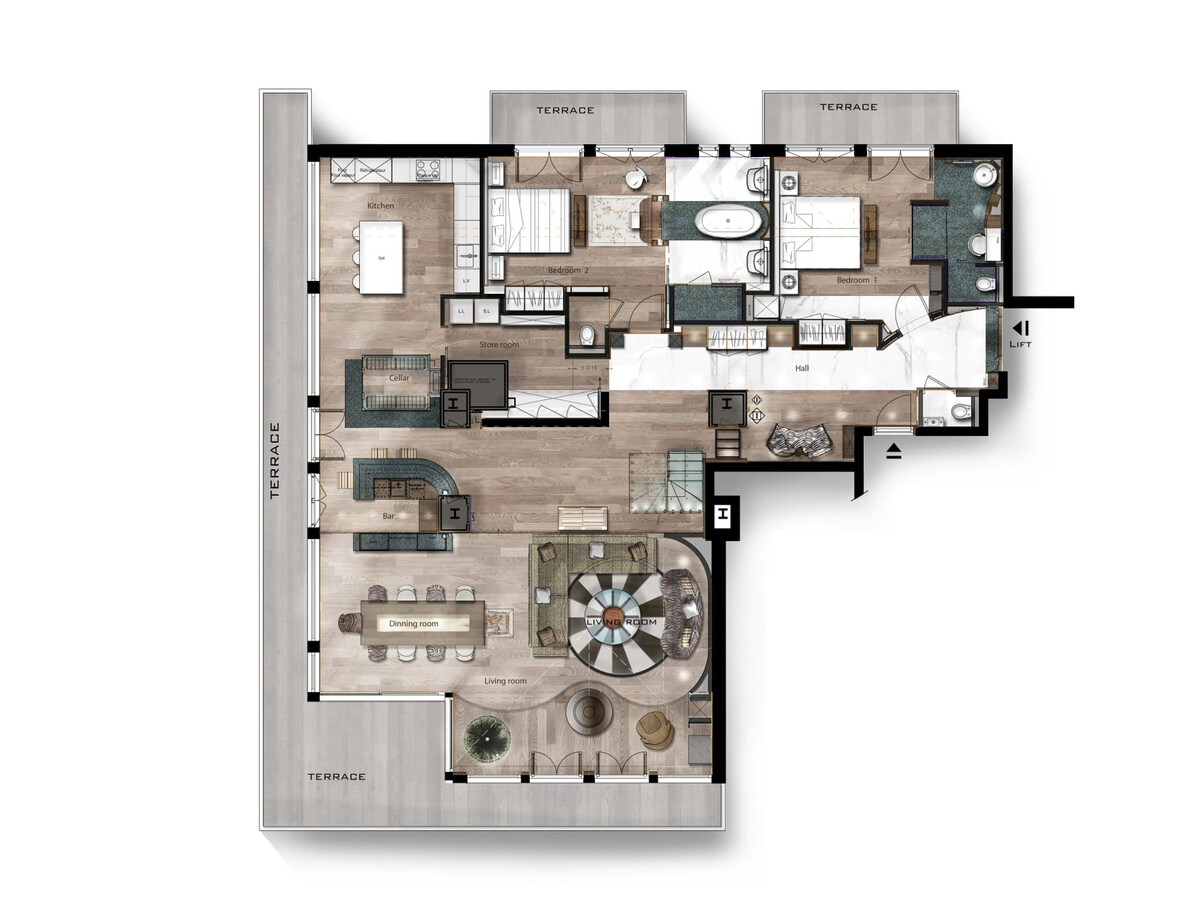 Duplex « Little Big Ben » 168 m², ski aux pieds, 4 chambres - Photo 6