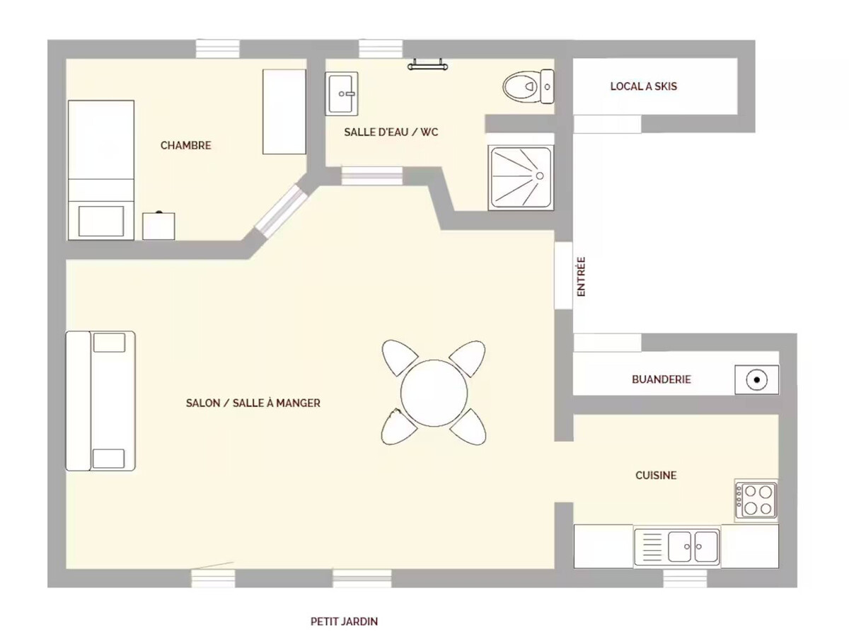 Appartement T2 centre Arêches-Beaufort, parking et WiFi - Photo 11