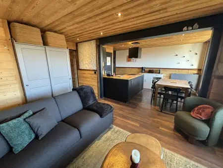 Appartement rénové 3 pièces, Alpe d'Huez, balcon, parking - Photo 6