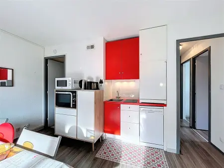 Appartement skis aux pieds, balcon sud, 7 pers au Corbier : photo 6
